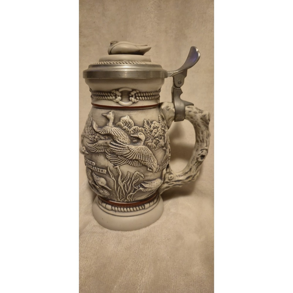 1988 Avon Ducks of the‎ American Wilderness Stein – Ceramarte Brazil – READ
